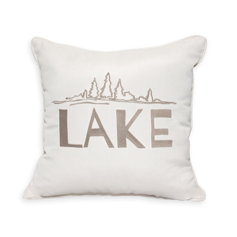 InspiredVisions Embroidered Sunbrella® Indoor/Outdoor Throw Pillow